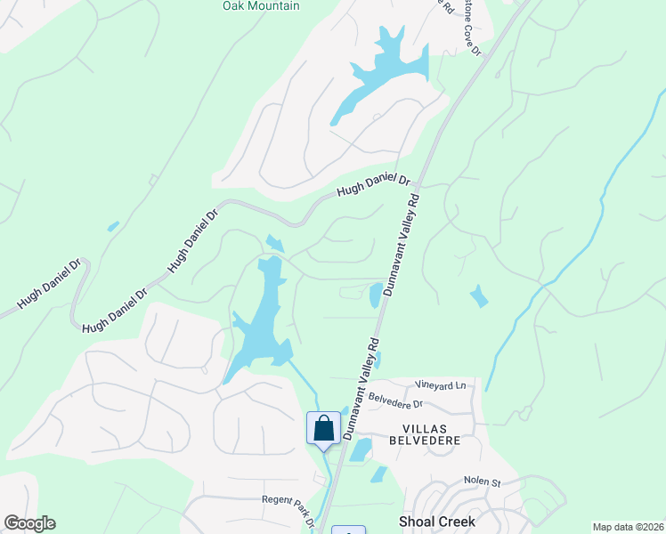 map of restaurants, bars, coffee shops, grocery stores, and more near 6315 Mill Creek Way in Birmingham