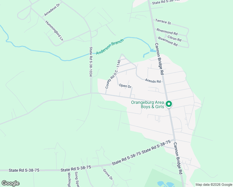 map of restaurants, bars, coffee shops, grocery stores, and more near 219 Open Drive in Cordova
