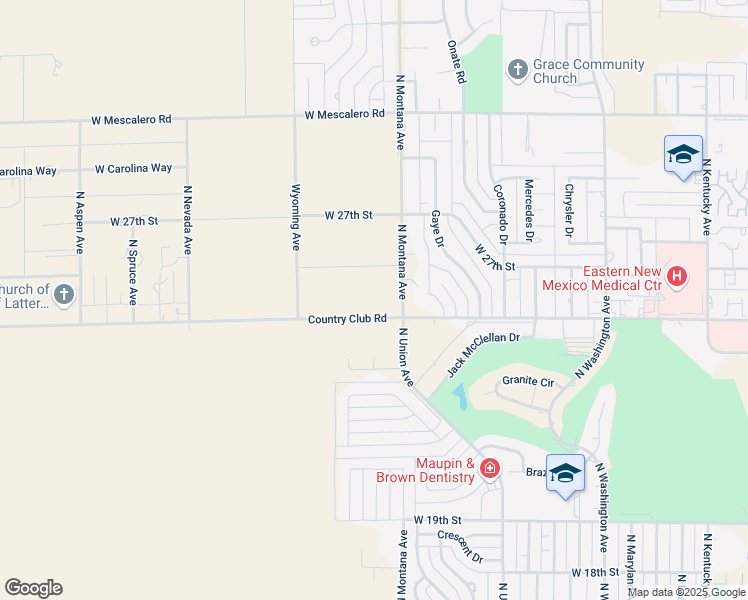 map of restaurants, bars, coffee shops, grocery stores, and more near 1301 West Country Club Road in Roswell