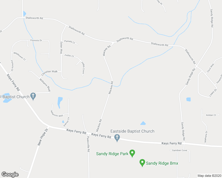 map of restaurants, bars, coffee shops, grocery stores, and more near 195 Mackey Road in McDonough