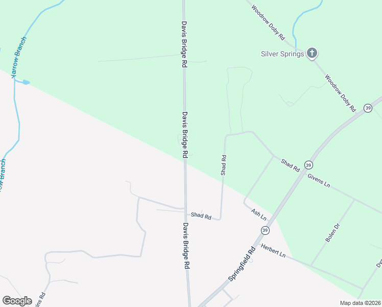 map of restaurants, bars, coffee shops, grocery stores, and more near 768 Davis Bridge Road in Williston