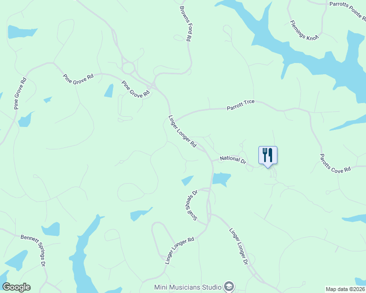 map of restaurants, bars, coffee shops, grocery stores, and more near 1030 Centennial Post in Greensboro