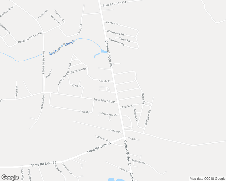map of restaurants, bars, coffee shops, grocery stores, and more near 2010 Cannon Bridge Road in Cordova