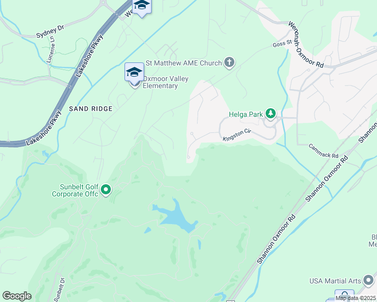 map of restaurants, bars, coffee shops, grocery stores, and more near 215 Kingston Court in Birmingham