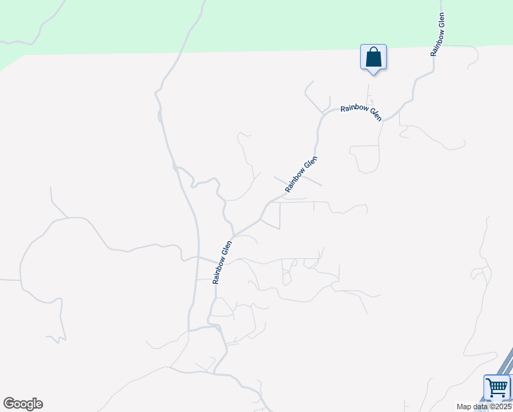 map of restaurants, bars, coffee shops, grocery stores, and more near 2410 Rainbow Glen in Fallbrook