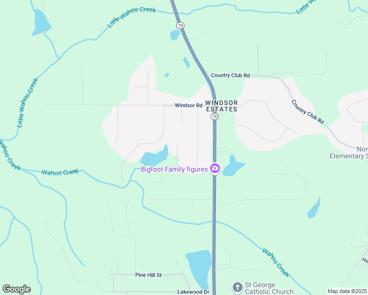 map of restaurants, bars, coffee shops, grocery stores, and more near 8 Windsor Way in Newnan