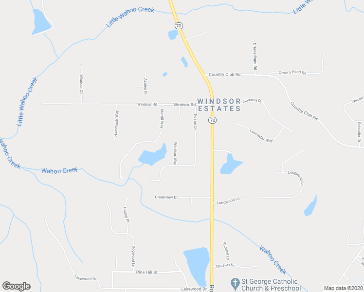 map of restaurants, bars, coffee shops, grocery stores, and more near 8 Windsor Way in Newnan