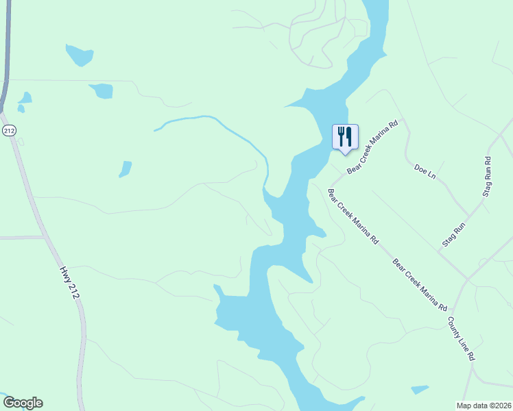 map of restaurants, bars, coffee shops, grocery stores, and more near 560 Miller Road in Covington