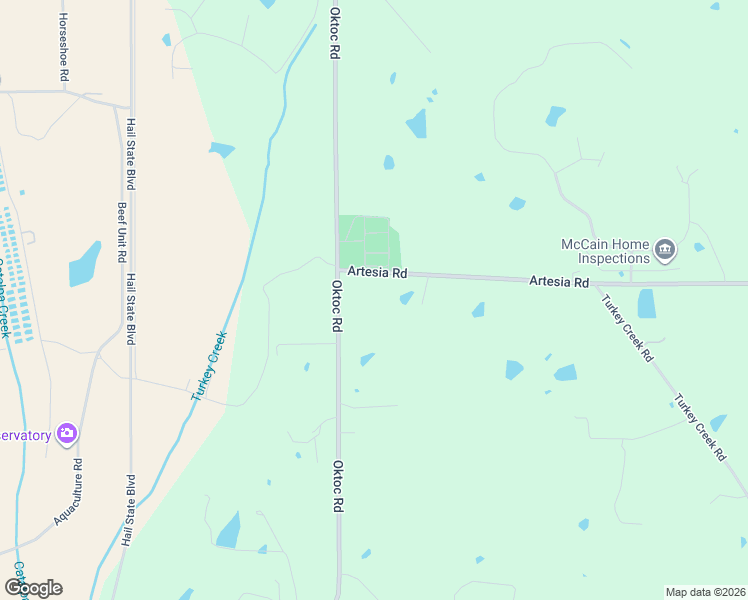 map of restaurants, bars, coffee shops, grocery stores, and more near 1001-1039 Artesia Road in Starkville