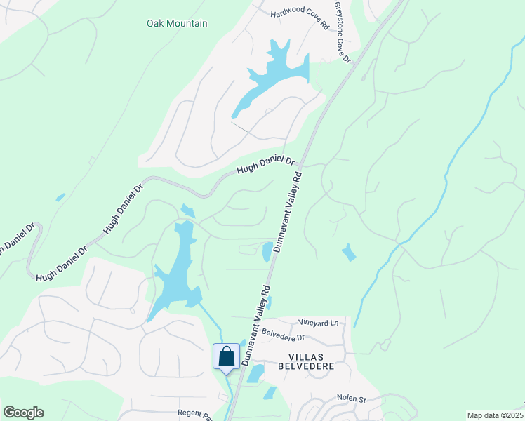 map of restaurants, bars, coffee shops, grocery stores, and more near 6562 Mill Creek Circle in Birmingham