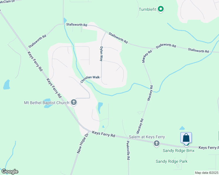 map of restaurants, bars, coffee shops, grocery stores, and more near 342 Dylan Way in McDonough