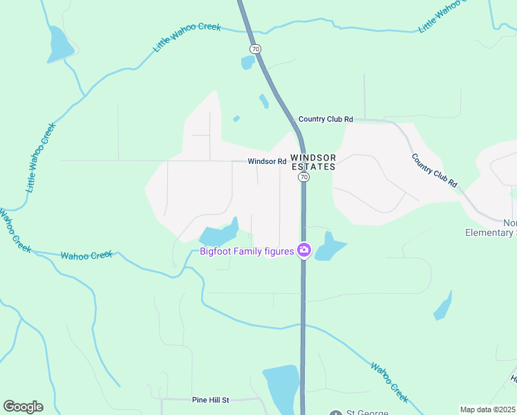 map of restaurants, bars, coffee shops, grocery stores, and more near 9 Windsor Way in Newnan