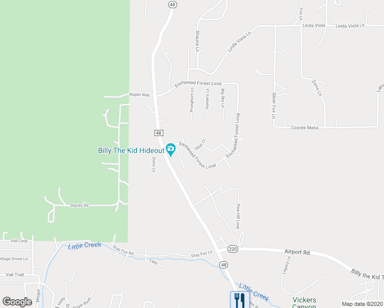 map of restaurants, bars, coffee shops, grocery stores, and more near 561 Enchanted Forest Drive in Alto