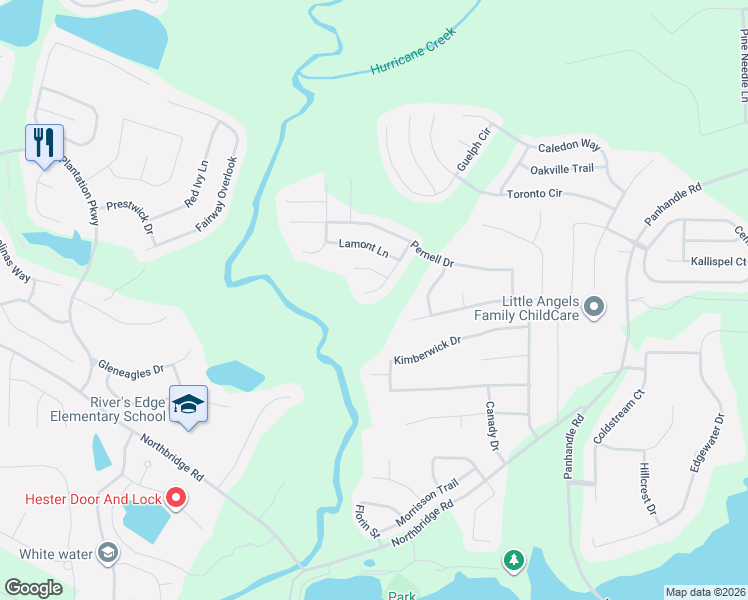 map of restaurants, bars, coffee shops, grocery stores, and more near 12272 Stillman Court in Hampton