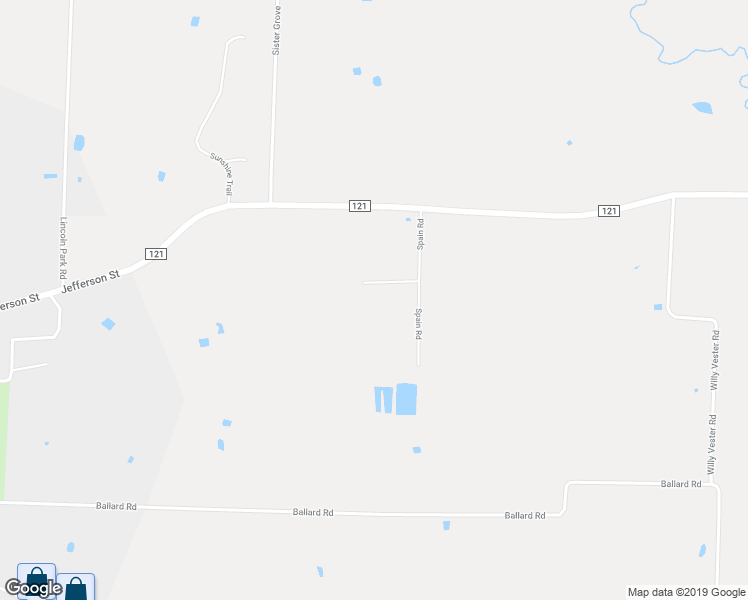 map of restaurants, bars, coffee shops, grocery stores, and more near 173 Spain Road in Van Alstyne