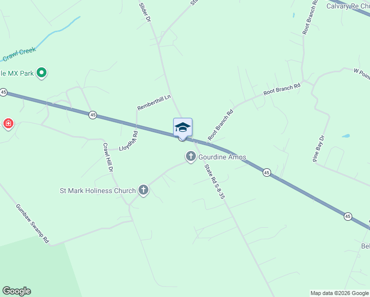 map of restaurants, bars, coffee shops, grocery stores, and more near 2213 North State Highway 35 in Pineville