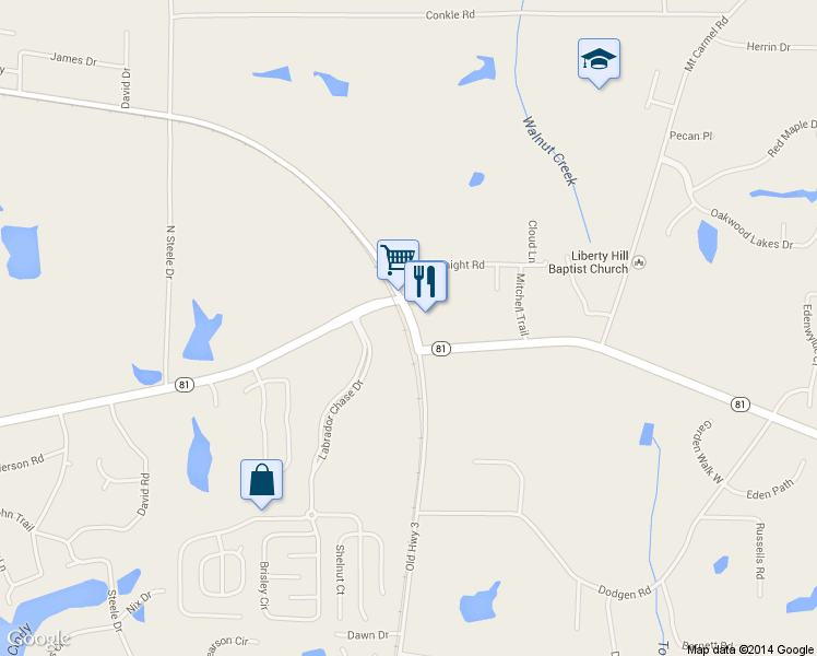 map of restaurants, bars, coffee shops, grocery stores, and more near 698 Hwy 3 N in Hampton
