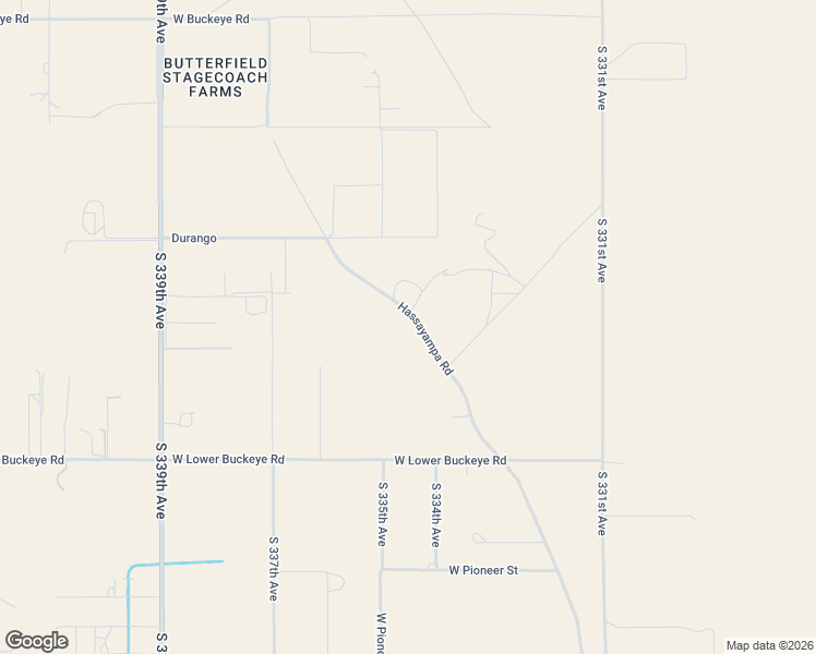 map of restaurants, bars, coffee shops, grocery stores, and more near 2302 Hassayampa Road in Tonopah