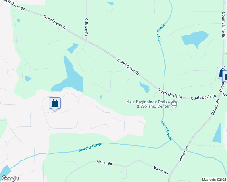 map of restaurants, bars, coffee shops, grocery stores, and more near 180 Antebellum Way in Fayetteville