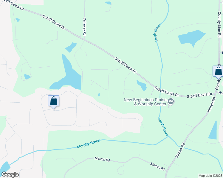 map of restaurants, bars, coffee shops, grocery stores, and more near 180 Antebellum Way in Fayetteville