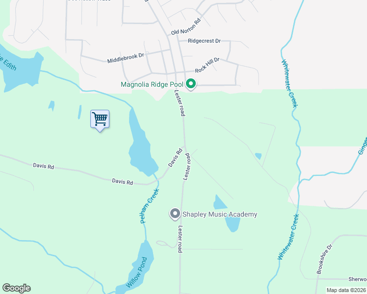 map of restaurants, bars, coffee shops, grocery stores, and more near 456 Lester Road in Fayetteville