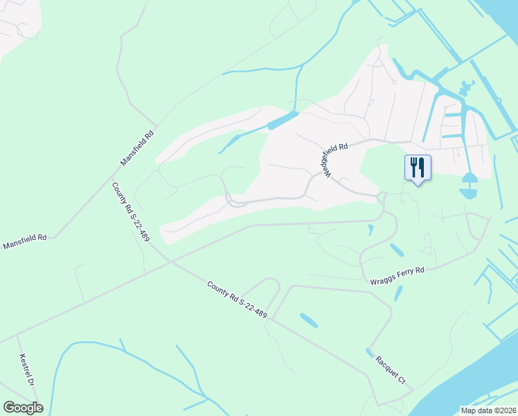 map of restaurants, bars, coffee shops, grocery stores, and more near 291 Francis Parker Road in Georgetown