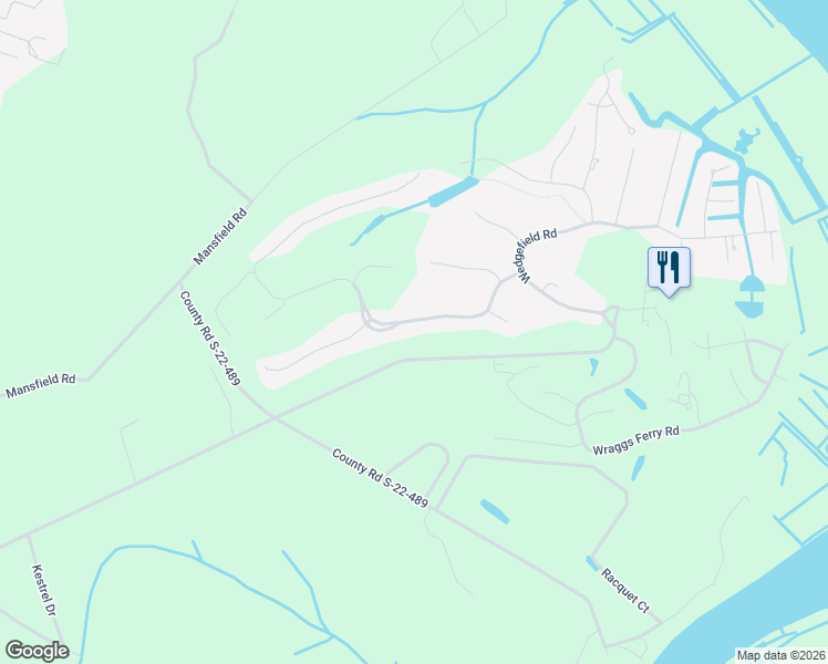 map of restaurants, bars, coffee shops, grocery stores, and more near 291 Francis Parker Road in Georgetown