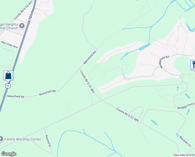 map of restaurants, bars, coffee shops, grocery stores, and more near 75 Dragoon Court in Georgetown