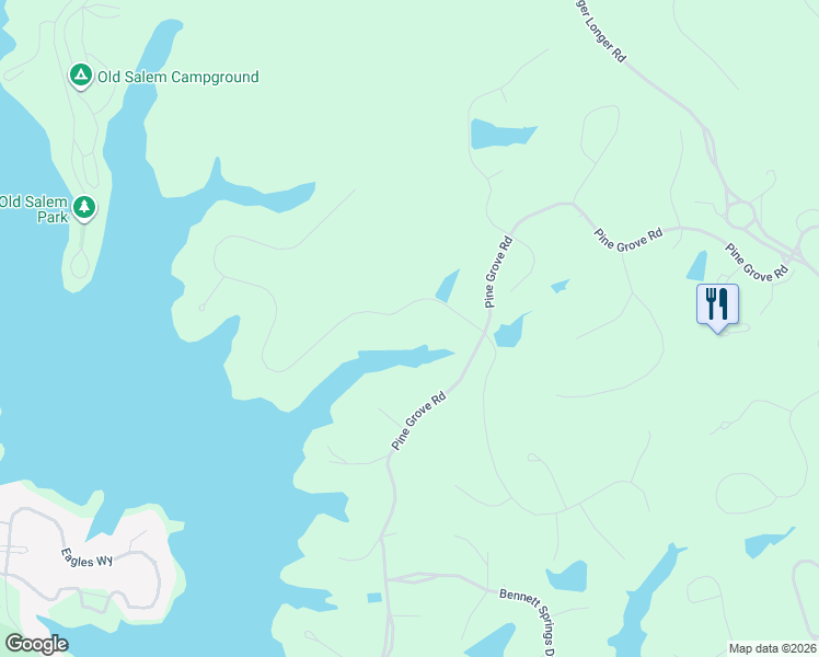 map of restaurants, bars, coffee shops, grocery stores, and more near 1100 Dogwood Drive in Greensboro