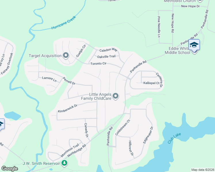 map of restaurants, bars, coffee shops, grocery stores, and more near 566 Vaughan Drive in Hampton
