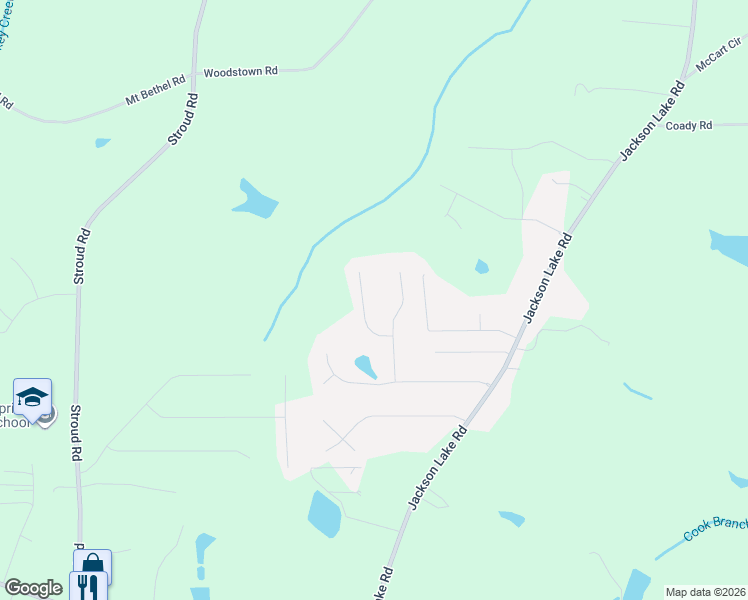 map of restaurants, bars, coffee shops, grocery stores, and more near 450 Coral Pass in Jackson