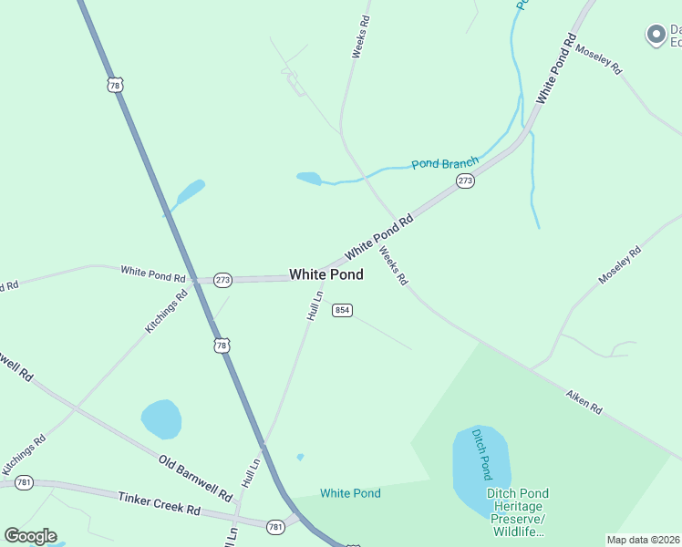 map of restaurants, bars, coffee shops, grocery stores, and more near in White Pond