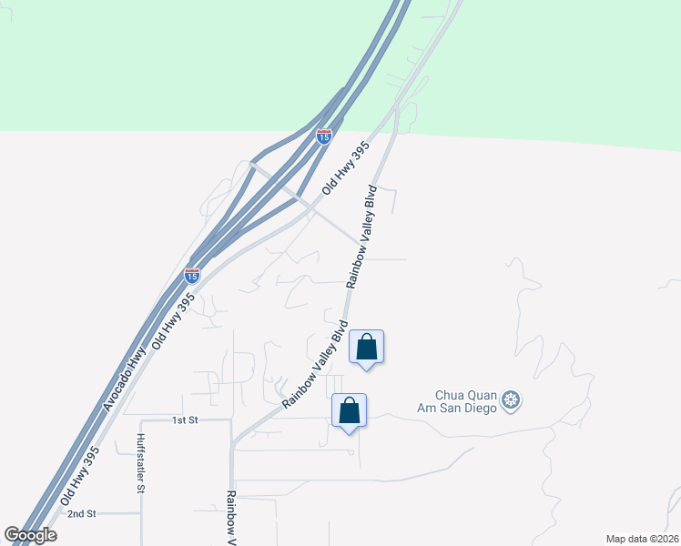 map of restaurants, bars, coffee shops, grocery stores, and more near 2988 Rainbow Valley Boulevard in Fallbrook
