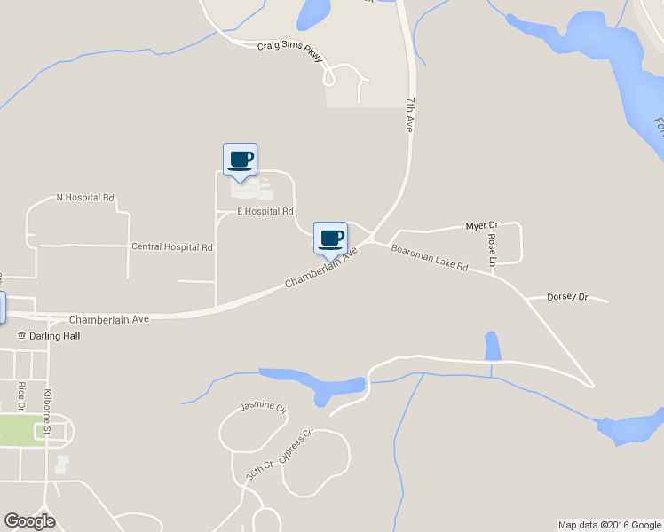 map of restaurants, bars, coffee shops, grocery stores, and more near 29808 Chamberlain Ave in Augusta
