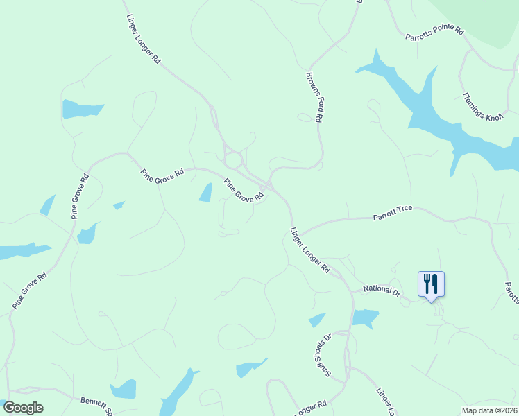map of restaurants, bars, coffee shops, grocery stores, and more near 1012 Cupp Lane in Greensboro