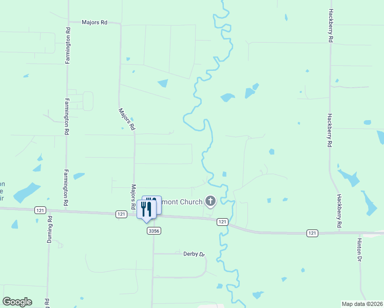 map of restaurants, bars, coffee shops, grocery stores, and more near in Van Alstyne