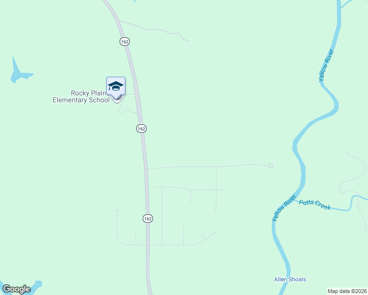 map of restaurants, bars, coffee shops, grocery stores, and more near 5467 Georgia 162 in Covington