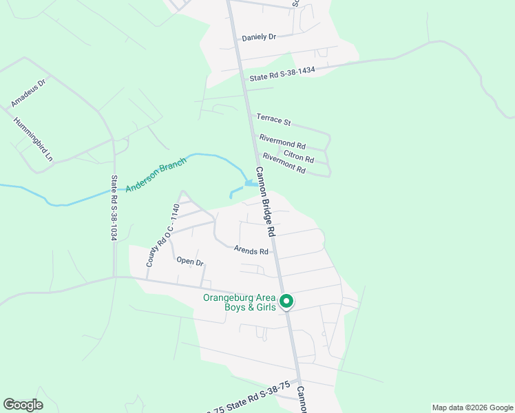 map of restaurants, bars, coffee shops, grocery stores, and more near 1972 Cannon Bridge Road in Cordova