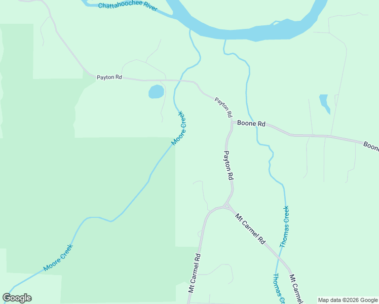 map of restaurants, bars, coffee shops, grocery stores, and more near 132 Payton Road in Newnan