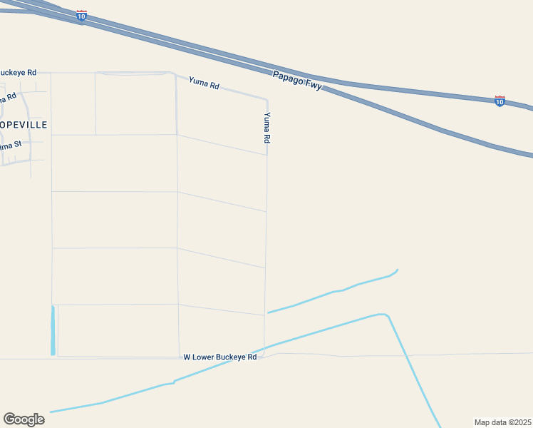 map of restaurants, bars, coffee shops, grocery stores, and more near Yuma Road in Buckeye