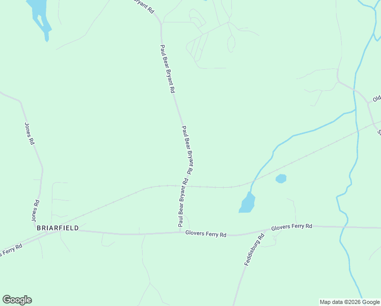 map of restaurants, bars, coffee shops, grocery stores, and more near 336 Paul Bear Bryant Road in Alpine