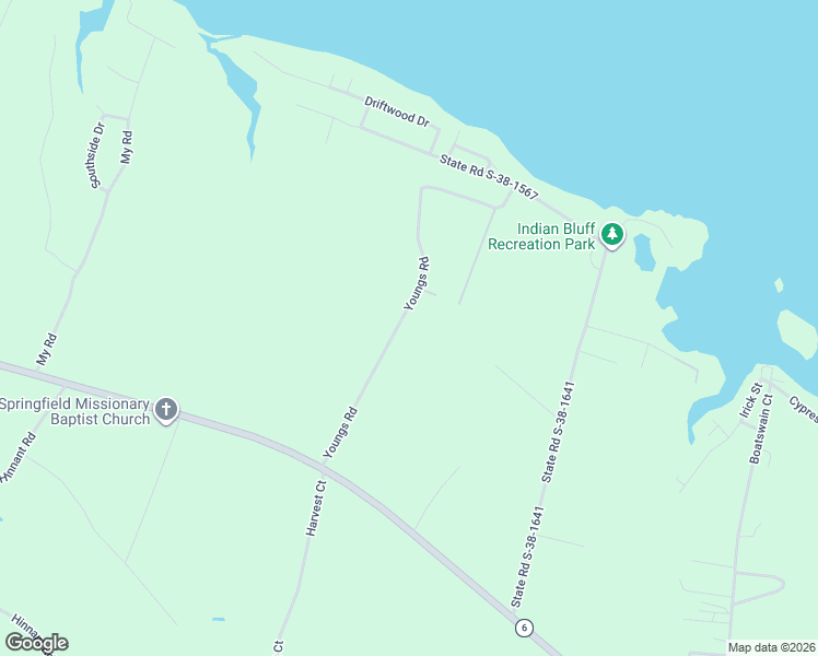 map of restaurants, bars, coffee shops, grocery stores, and more near 257 Youngs Road in Eutawville