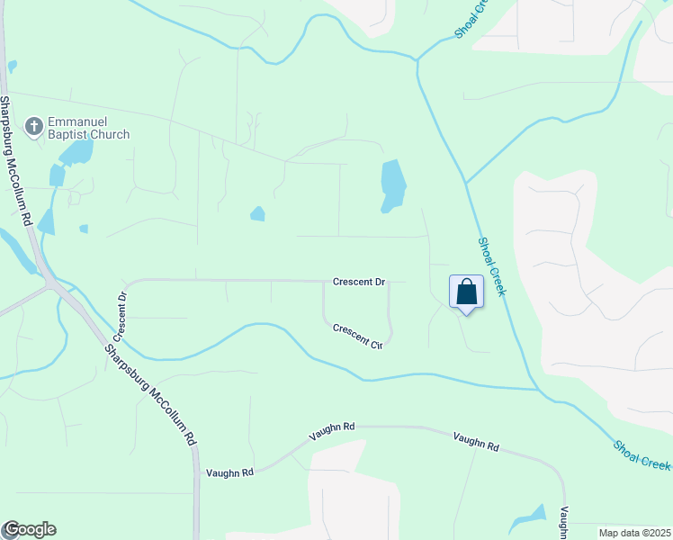 map of restaurants, bars, coffee shops, grocery stores, and more near 45 Meadow View Glen in Newnan