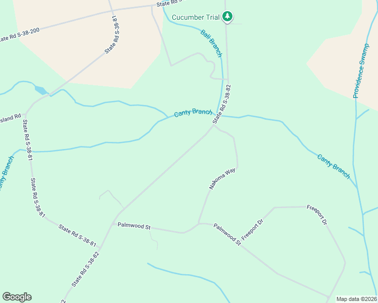 map of restaurants, bars, coffee shops, grocery stores, and more near 2055 State Road S-38-82 in Santee