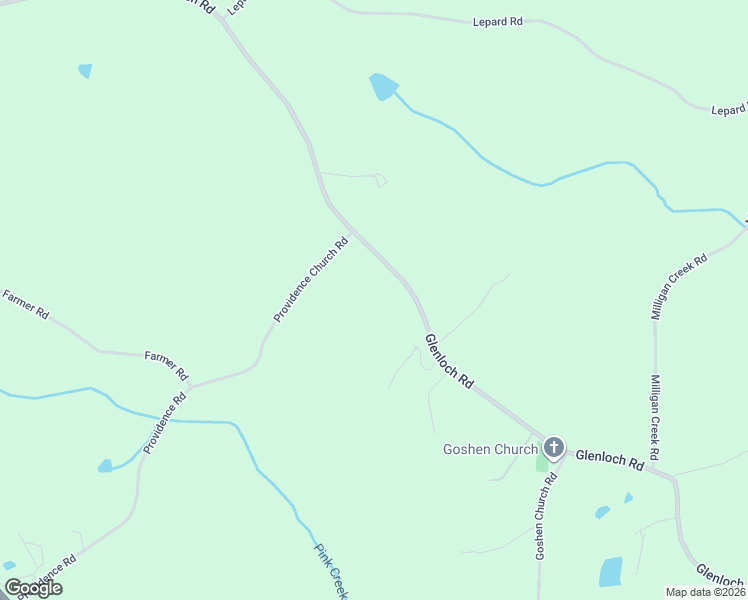 map of restaurants, bars, coffee shops, grocery stores, and more near 981 Glenloch Road in Roopville