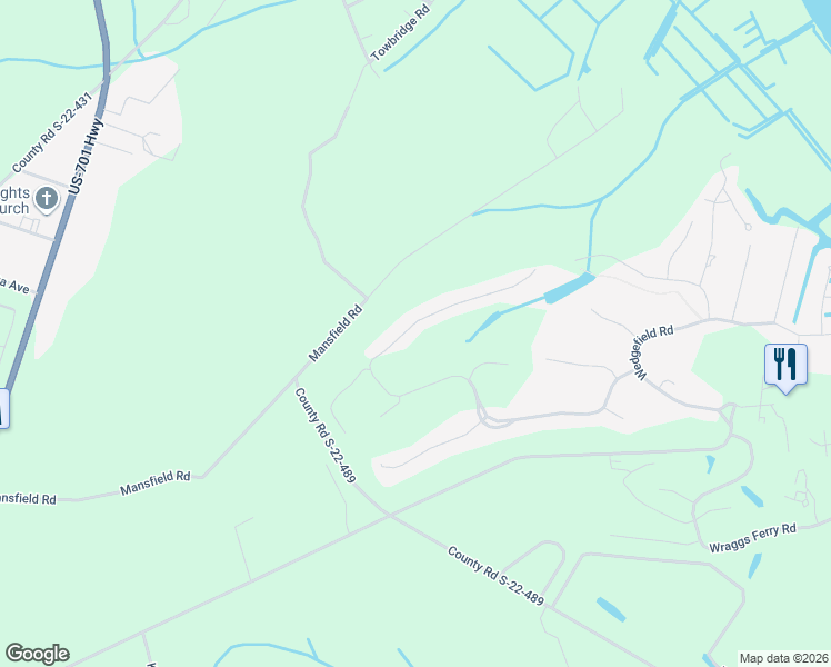 map of restaurants, bars, coffee shops, grocery stores, and more near 1140 Francis Parker Road in Georgetown