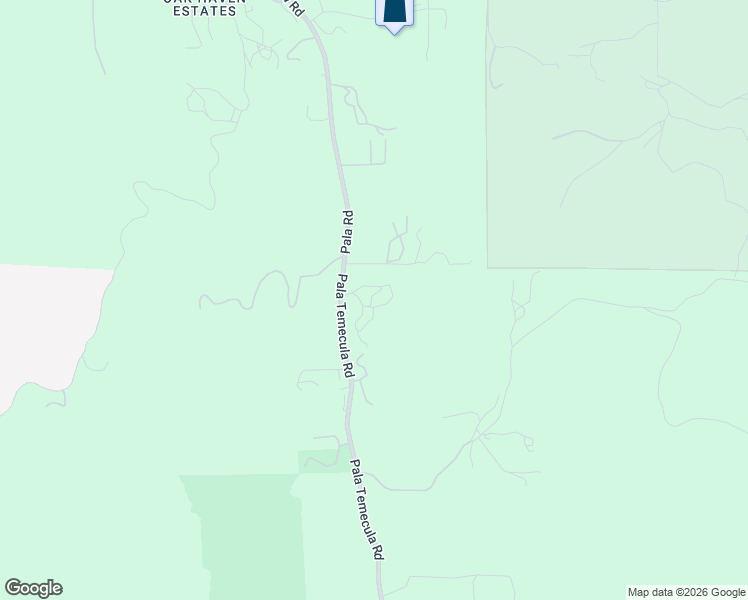 map of restaurants, bars, coffee shops, grocery stores, and more near 39417 Pala Temecula Road in Pala