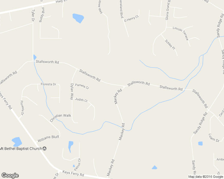 map of restaurants, bars, coffee shops, grocery stores, and more near 576 Stallsworth Road in McDonough