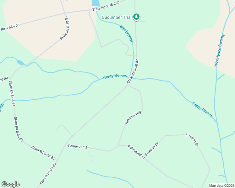 map of restaurants, bars, coffee shops, grocery stores, and more near 2055 State Road S-38-82 in Santee