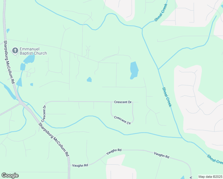 map of restaurants, bars, coffee shops, grocery stores, and more near 45 Meadow View Glen in Newnan